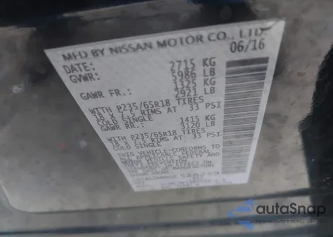 2016 Infiniti Qx60 из США, поврежденный, VIN 5N1AL0MMXGC526259